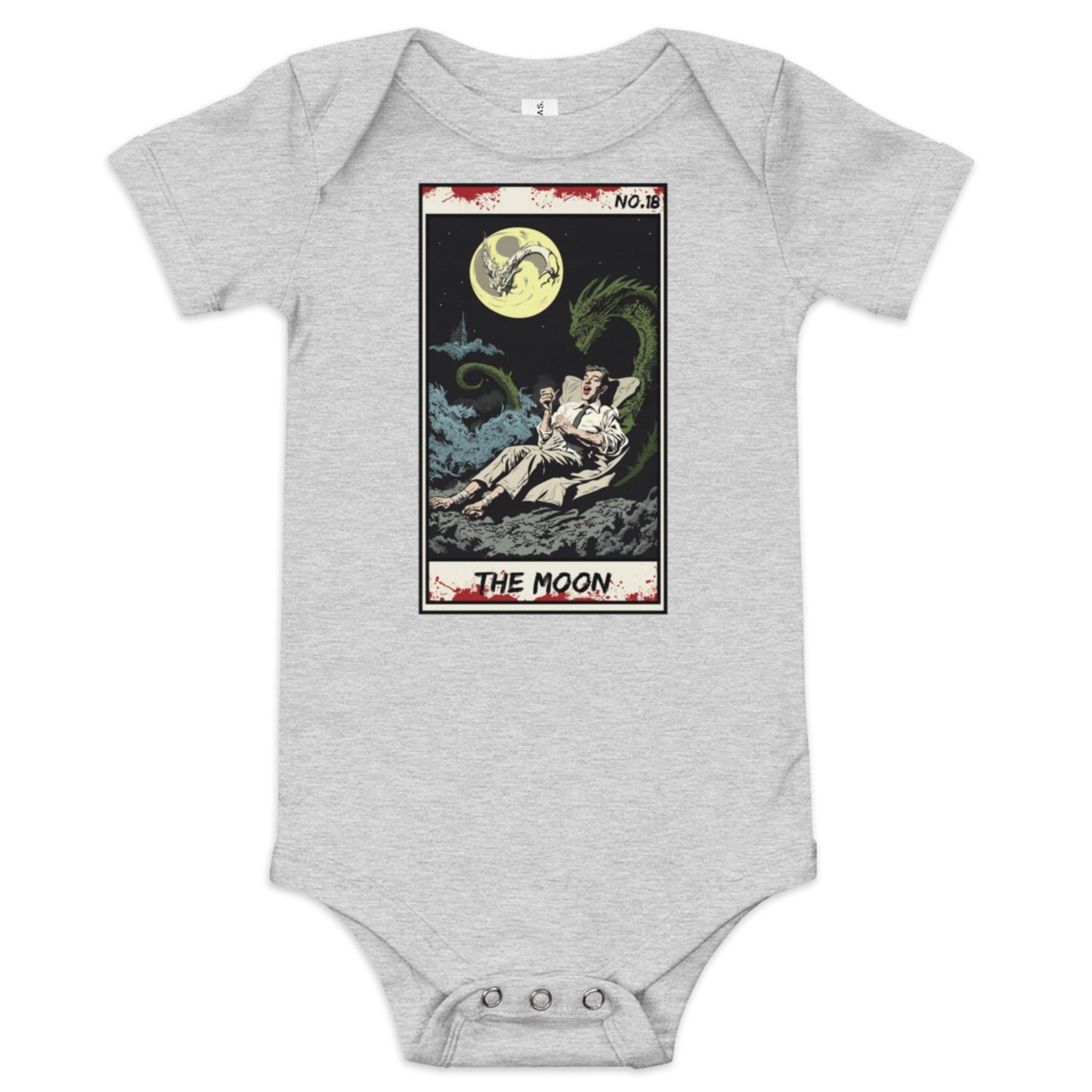 The Moon No. 18 Baby short sleeve one piece