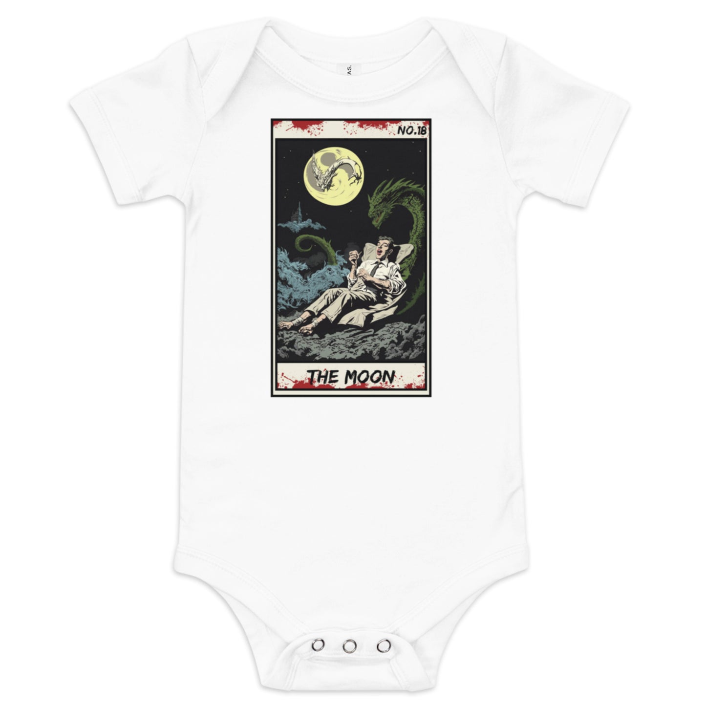 The Moon No. 18 Baby short sleeve one piece