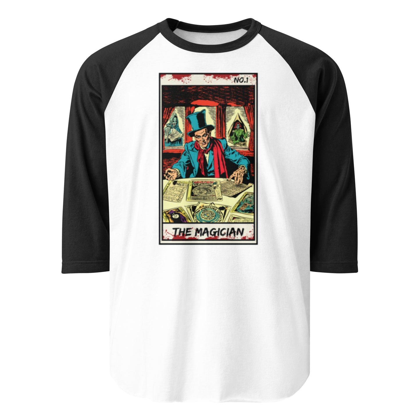 The Magician No. 1 - 3/4 sleeve raglan shirt
