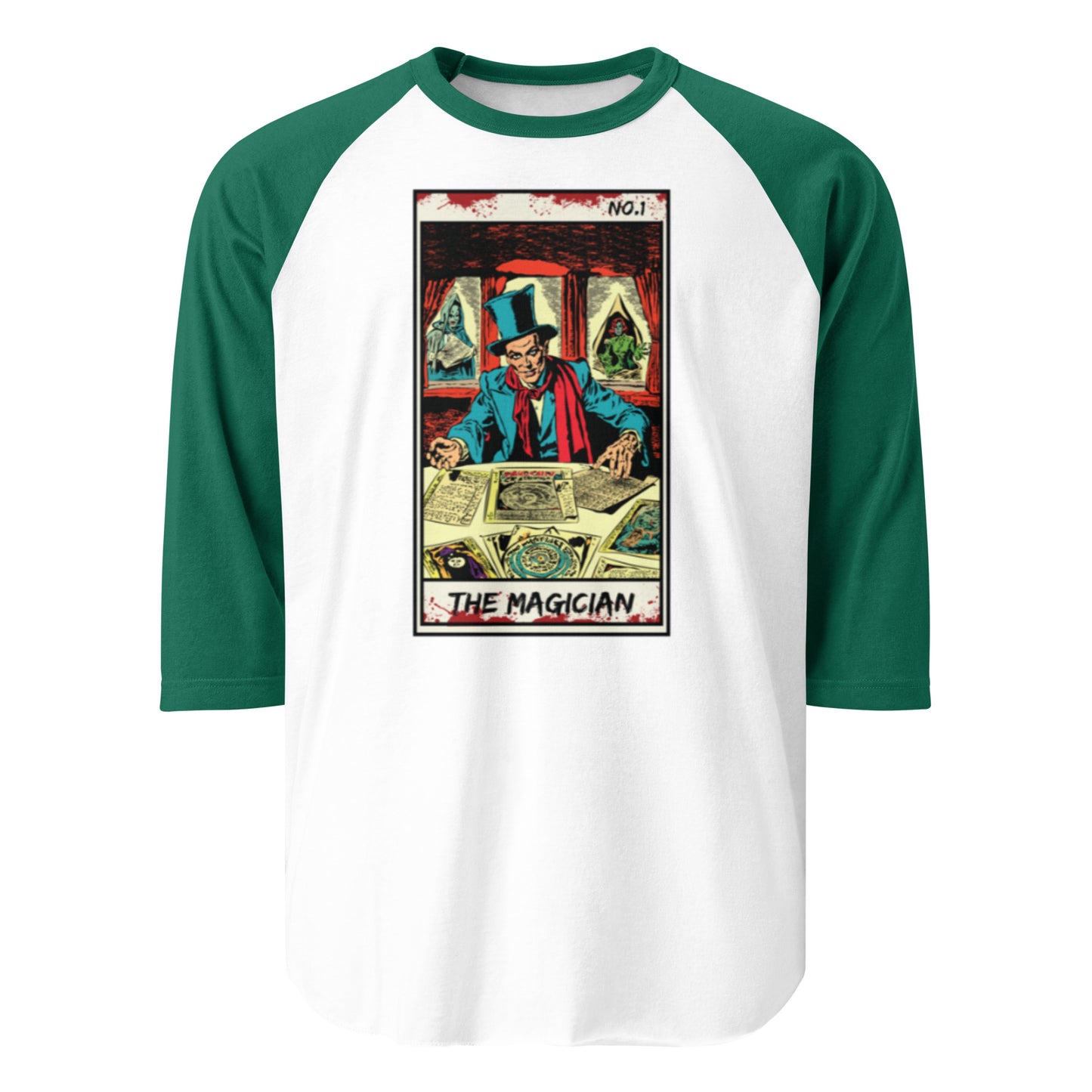 The Magician No. 1 - 3/4 sleeve raglan shirt