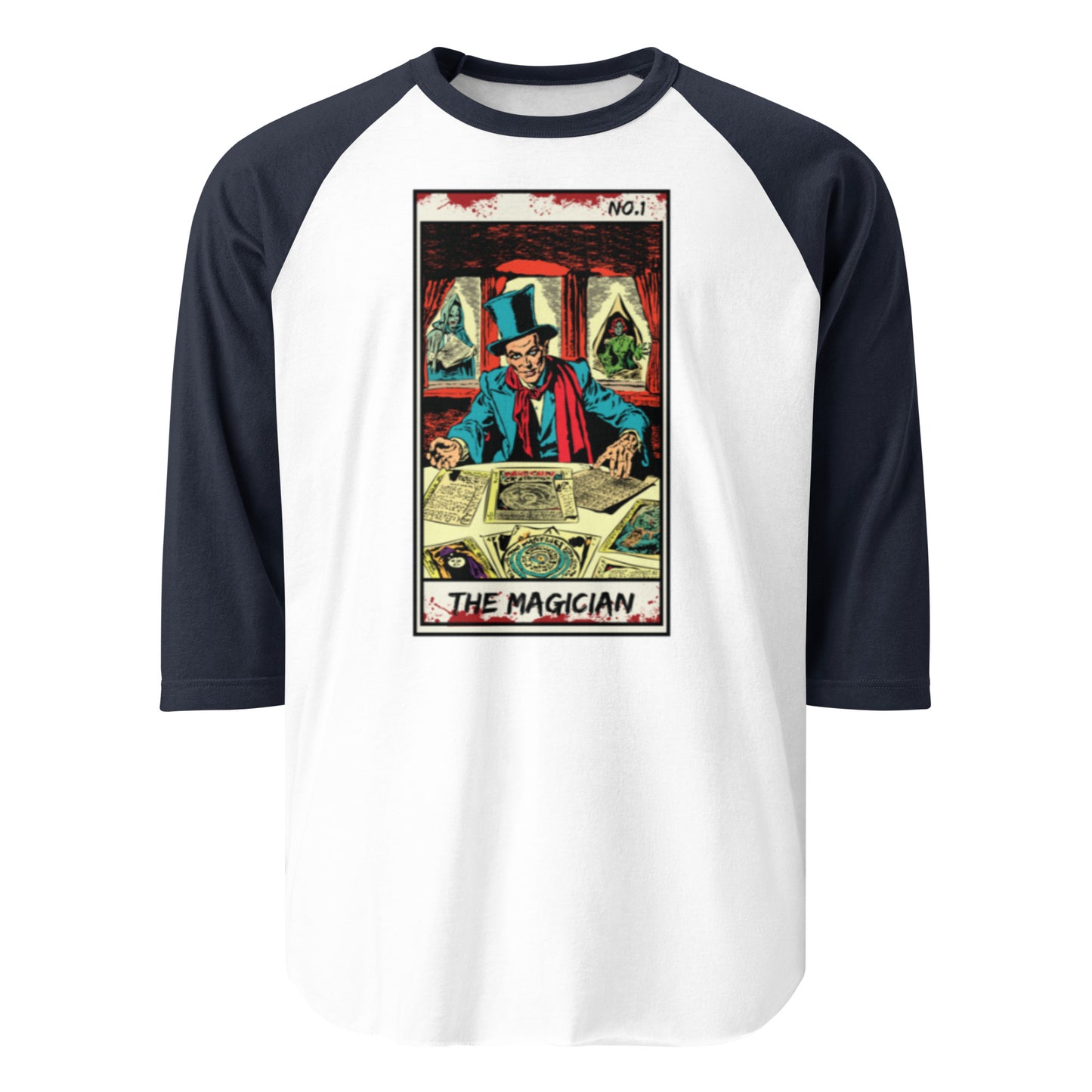 The Magician No. 1 - 3/4 sleeve raglan shirt