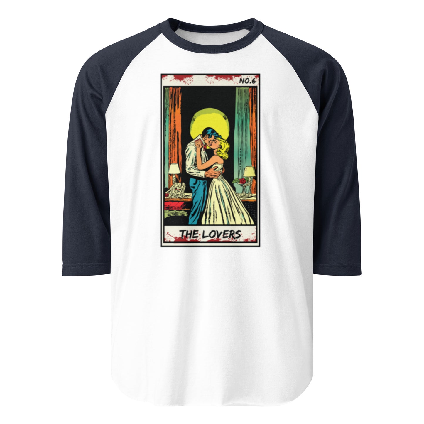 The Lovers No. 6 - 3/4 sleeve raglan shirt