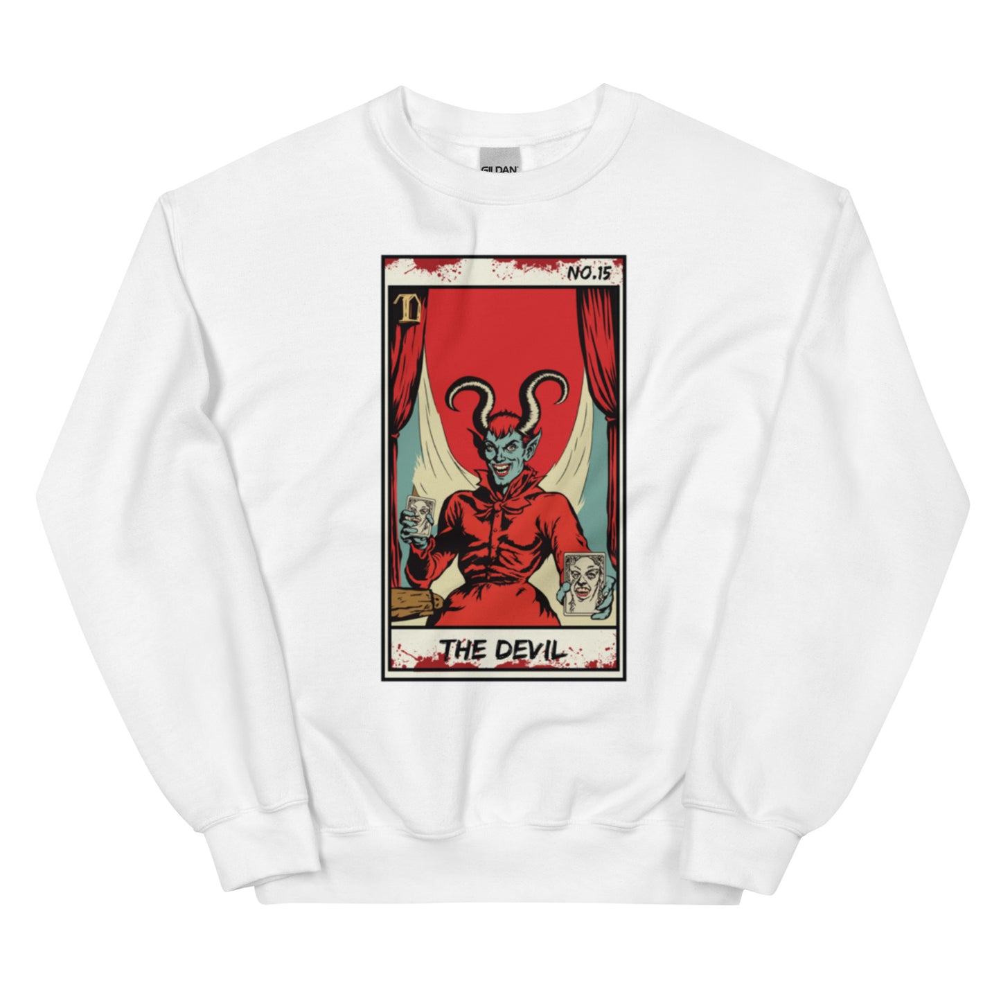 The Devil No. 15 Face Up Unisex Sweatshirt