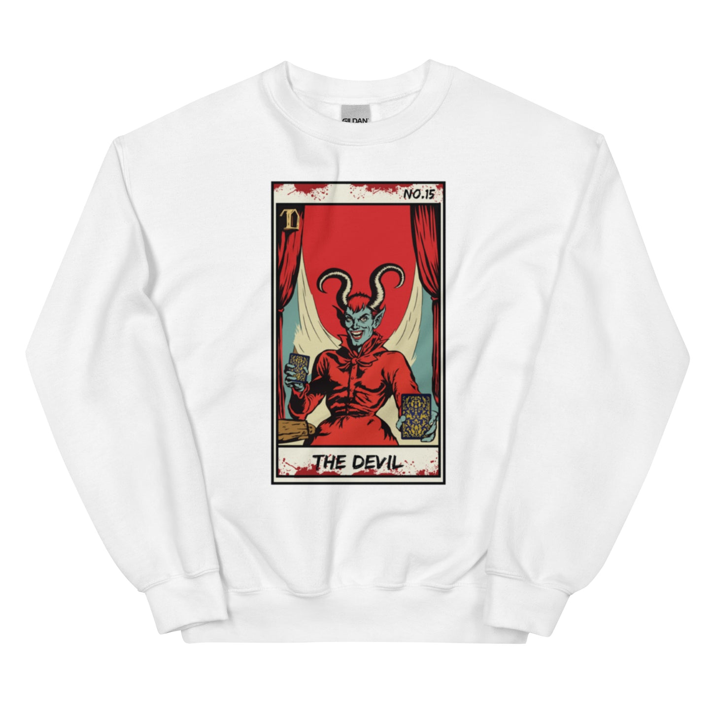 The Devil No. 15 Face Down Unisex Sweatshirt