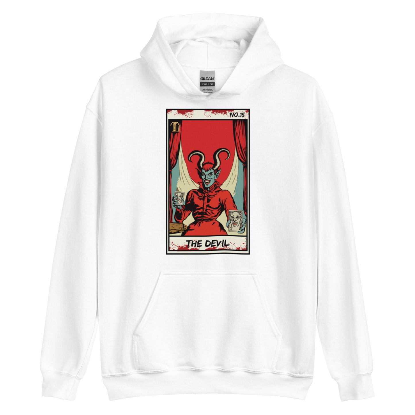 The Devil No. 15 Face Up Unisex Hoodie