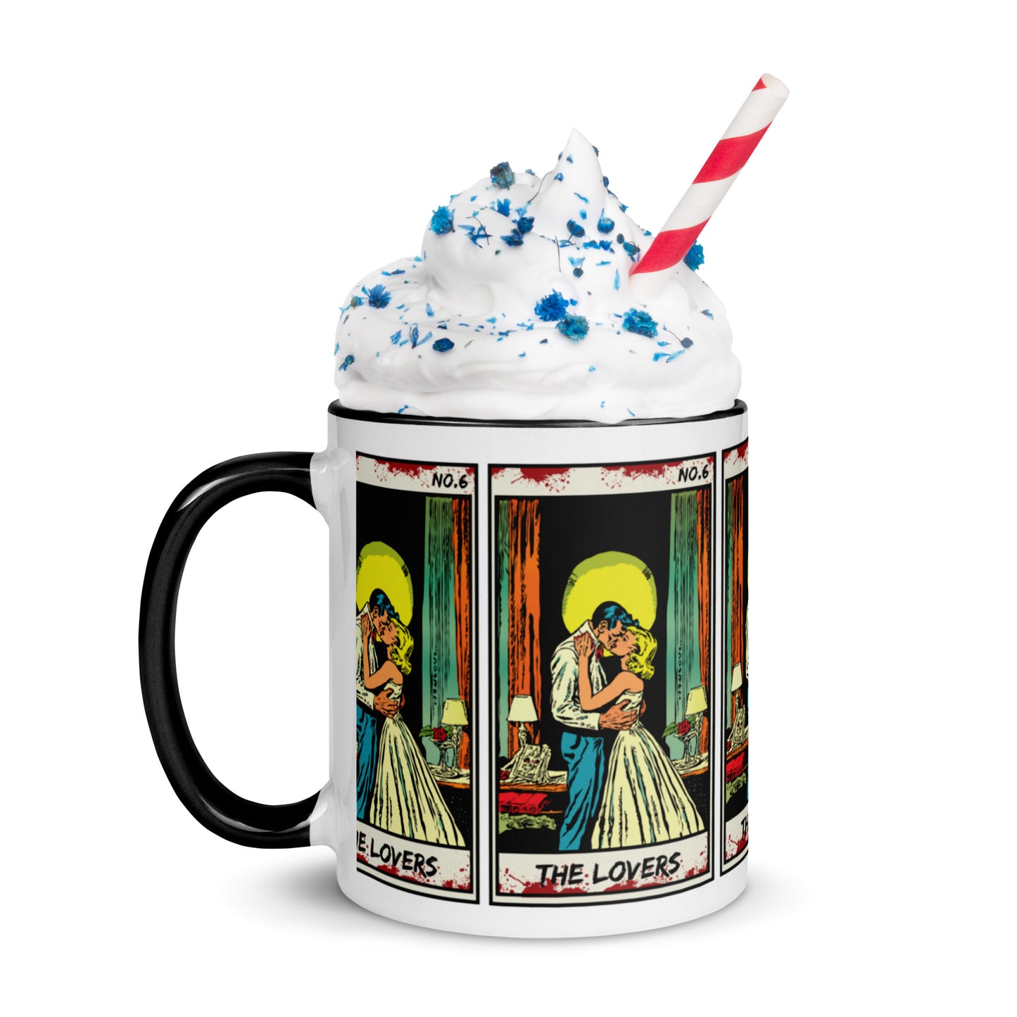 Coffee Cup Fright Night The Lovers No. 6 Mug with Color Inside