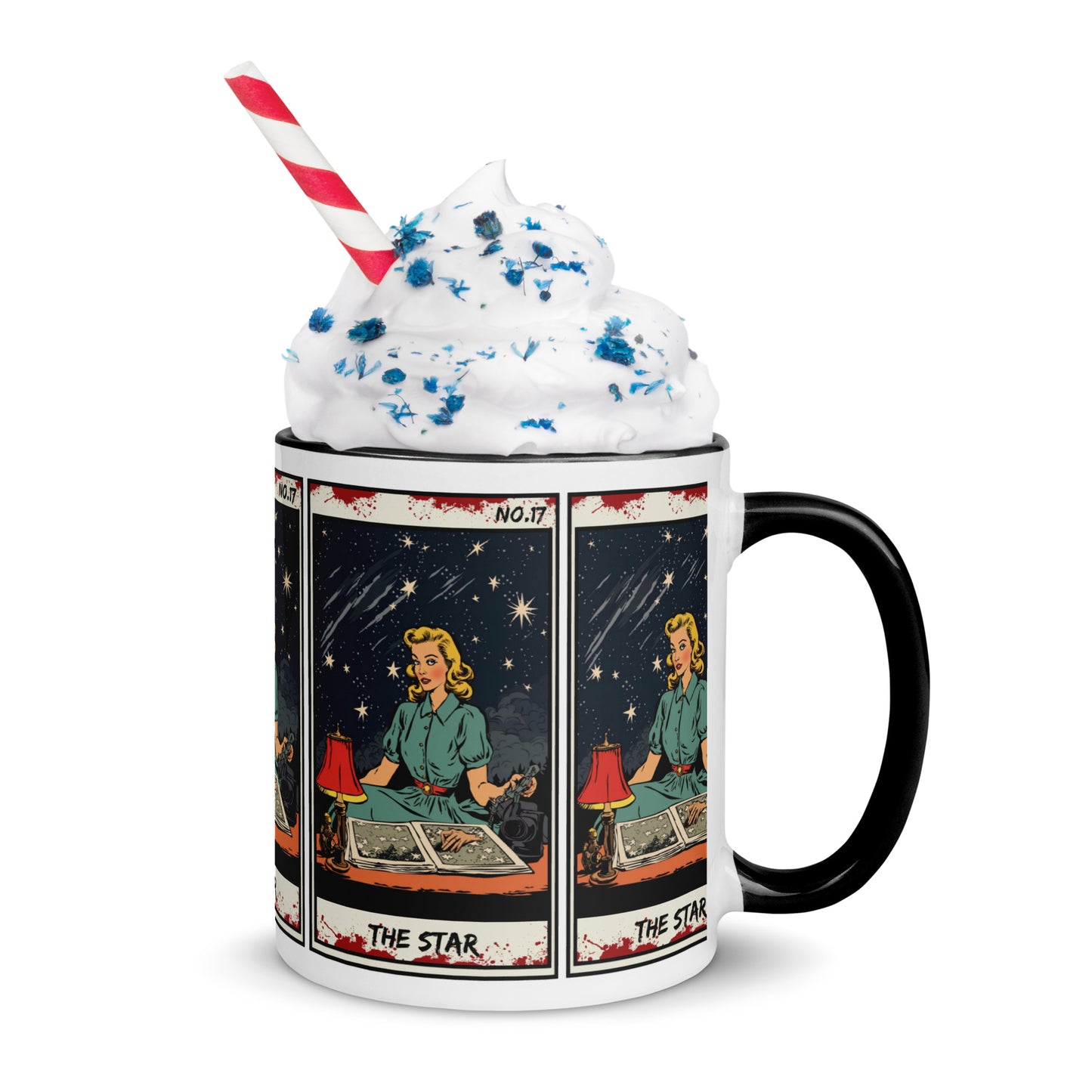 Coffee Cup Fright Night The Star No. 17 Mug with Color Inside