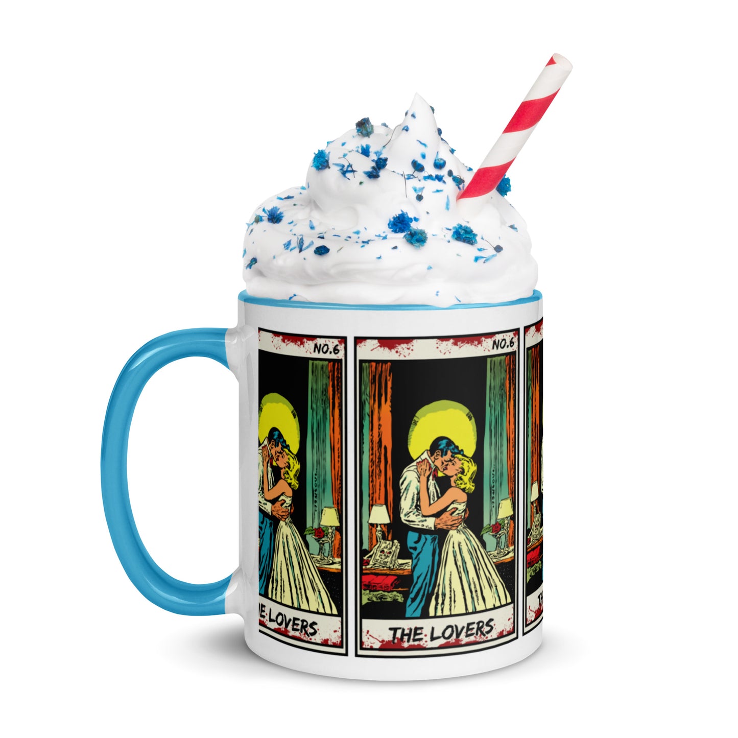 Coffee Cup Fright Night The Lovers No. 6 Mug with Color Inside