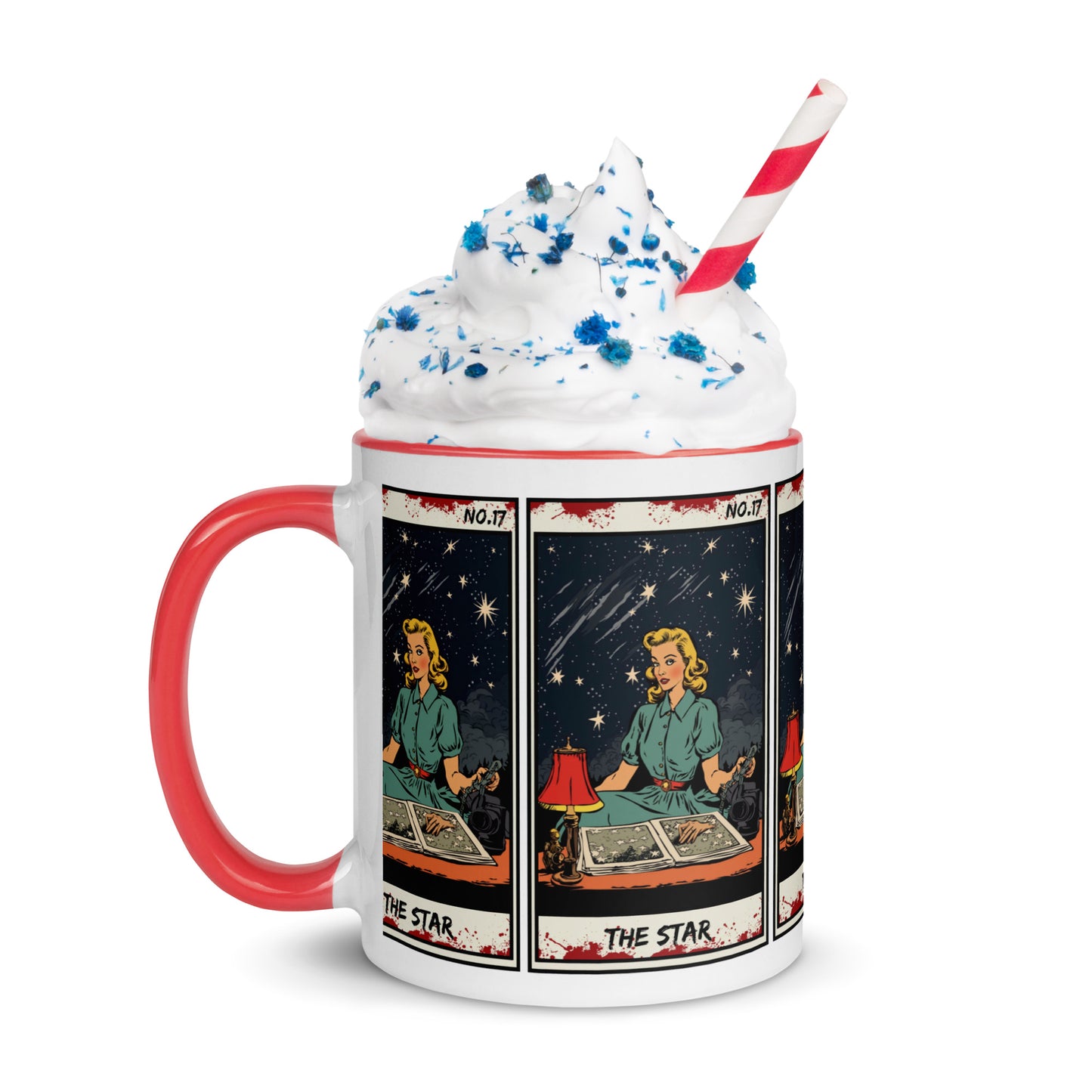 Coffee Cup Fright Night The Star No. 17 Mug with Color Inside