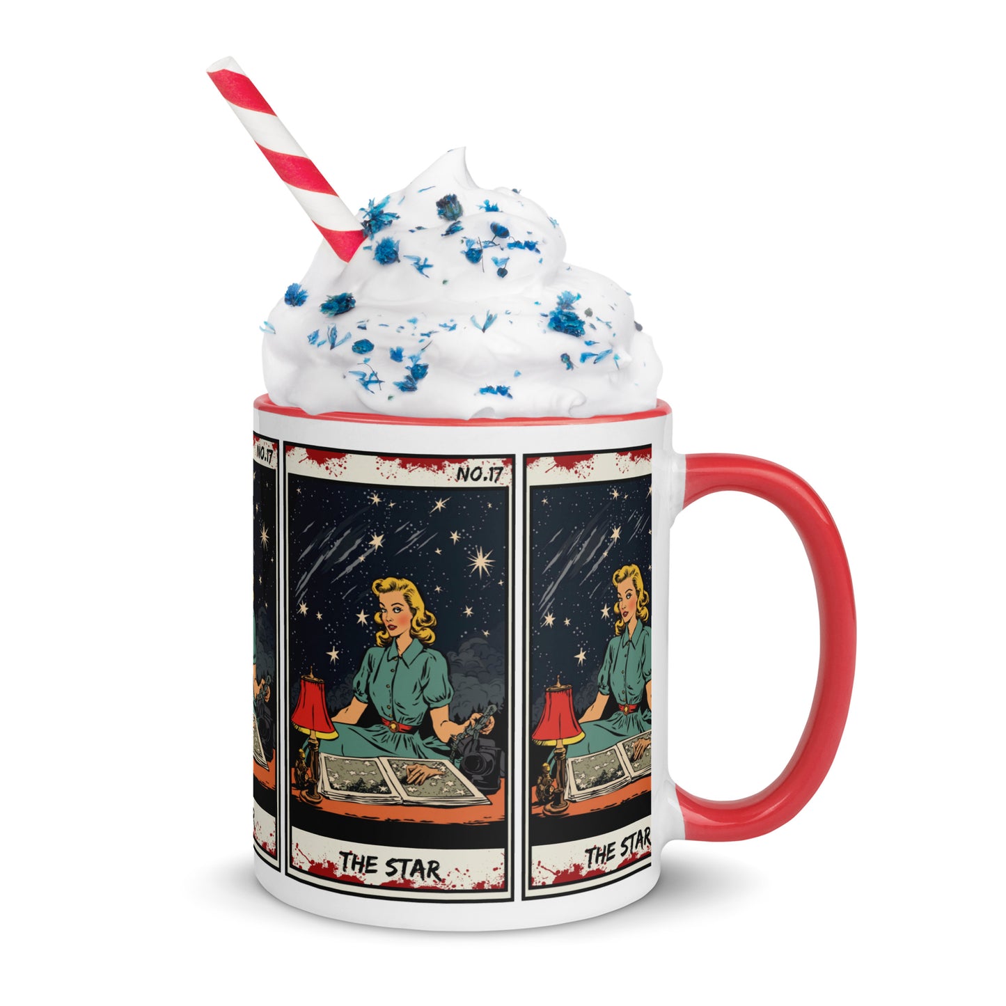 Coffee Cup Fright Night The Star No. 17 Mug with Color Inside