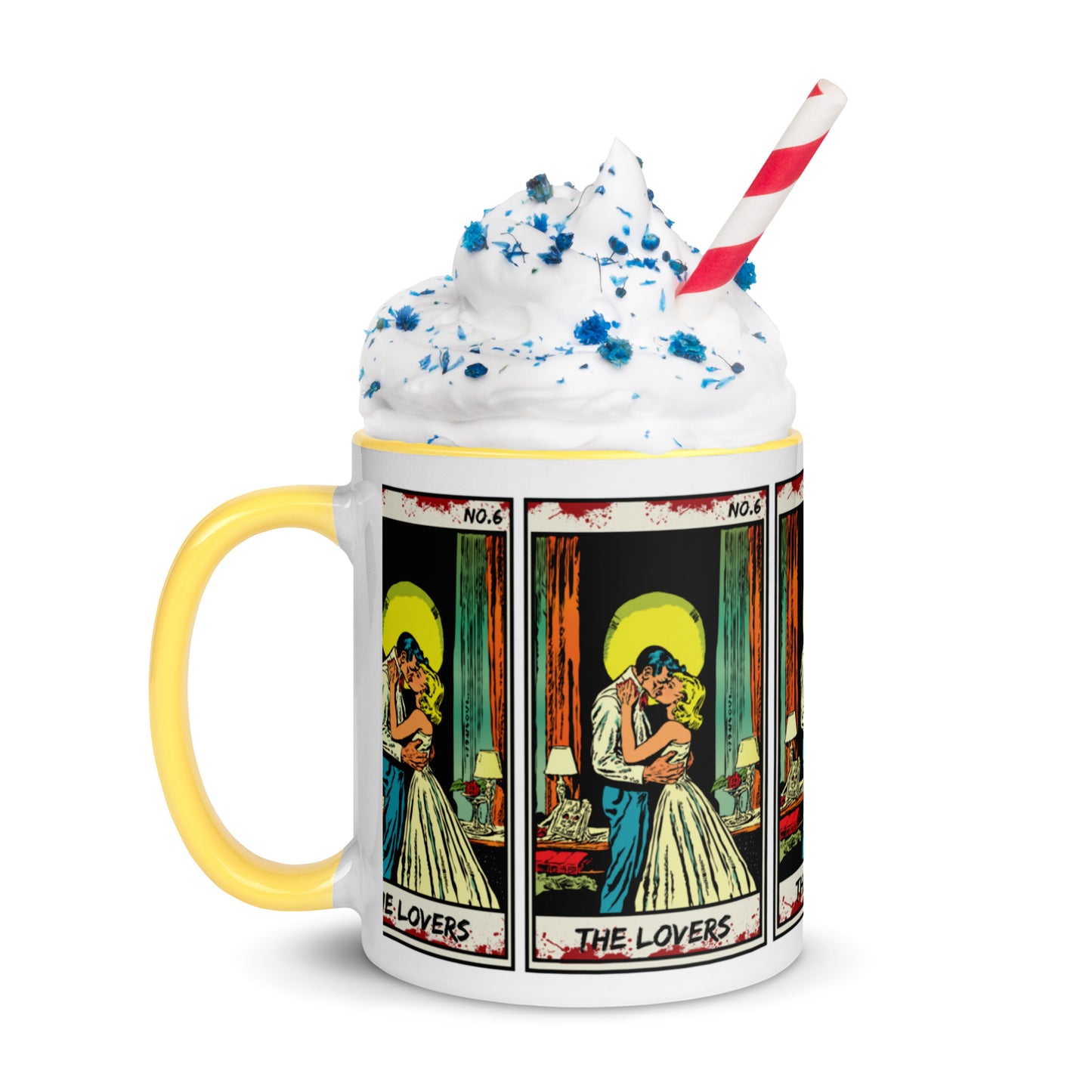 Coffee Cup Fright Night The Lovers No. 6 Mug with Color Inside