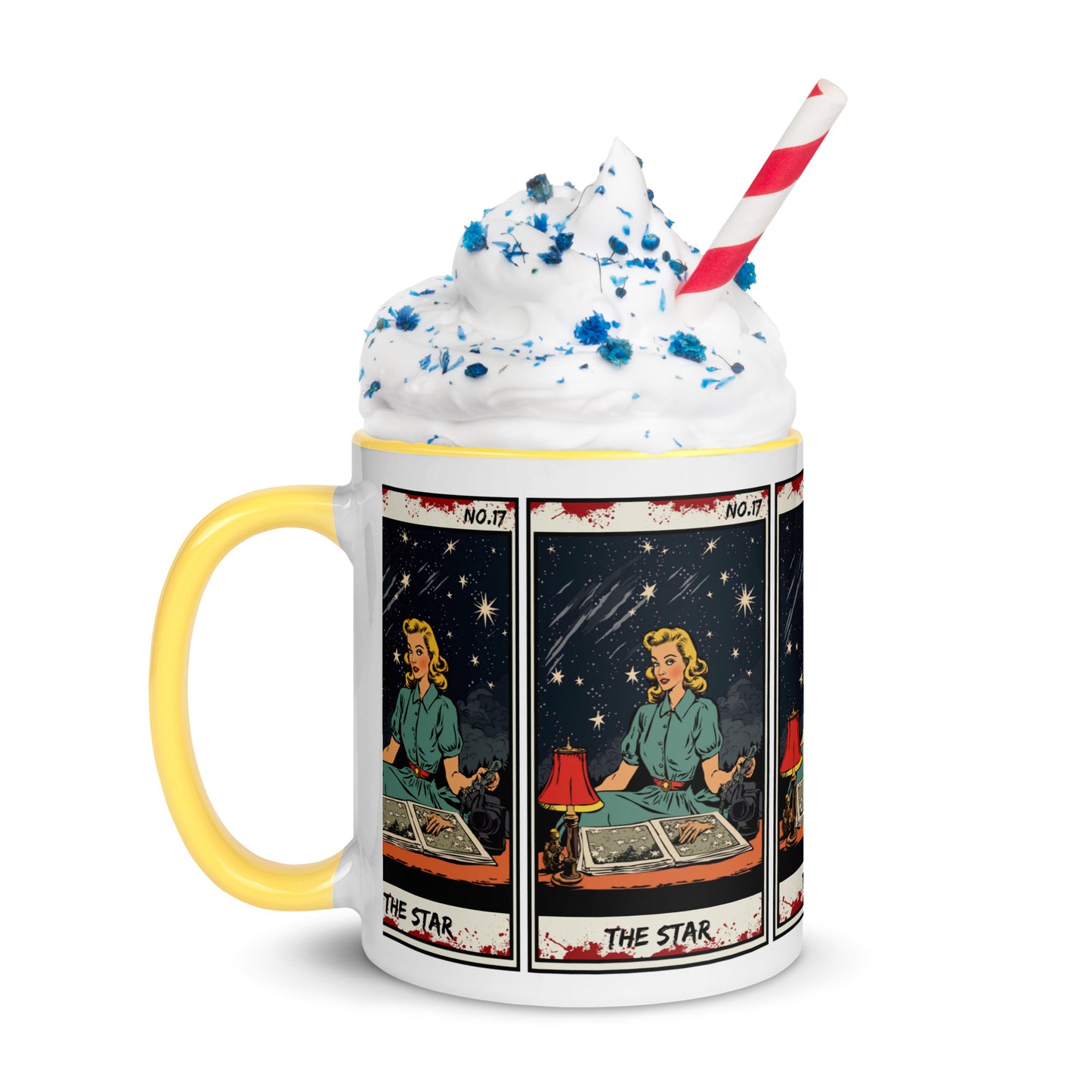 Coffee Cup Fright Night The Star No. 17 Mug with Color Inside