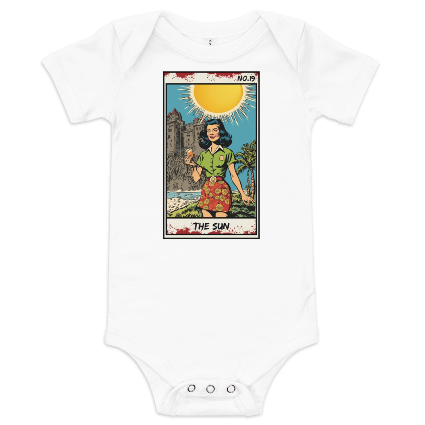 The Sun No. 19 Baby short sleeve one piece