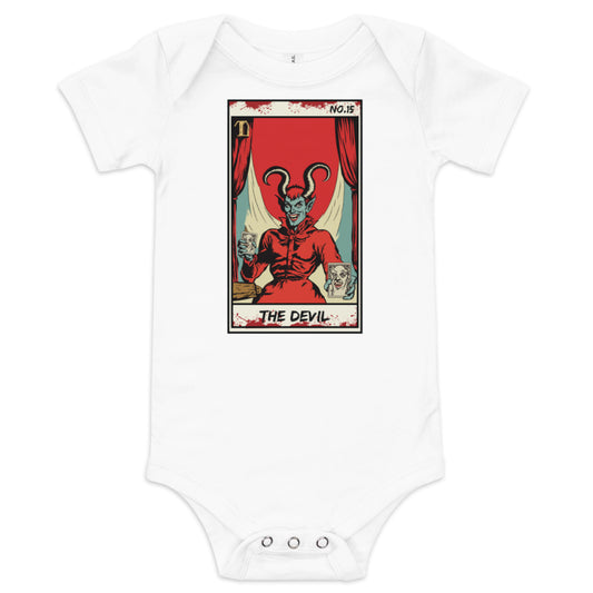 The Devil No. 15 Face Up Baby short sleeve one piece