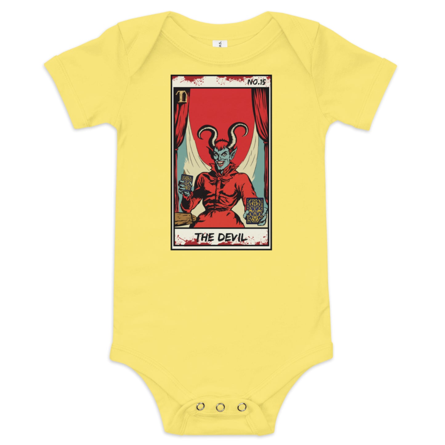 The Devil No. 15 Face Down Baby short sleeve one piece