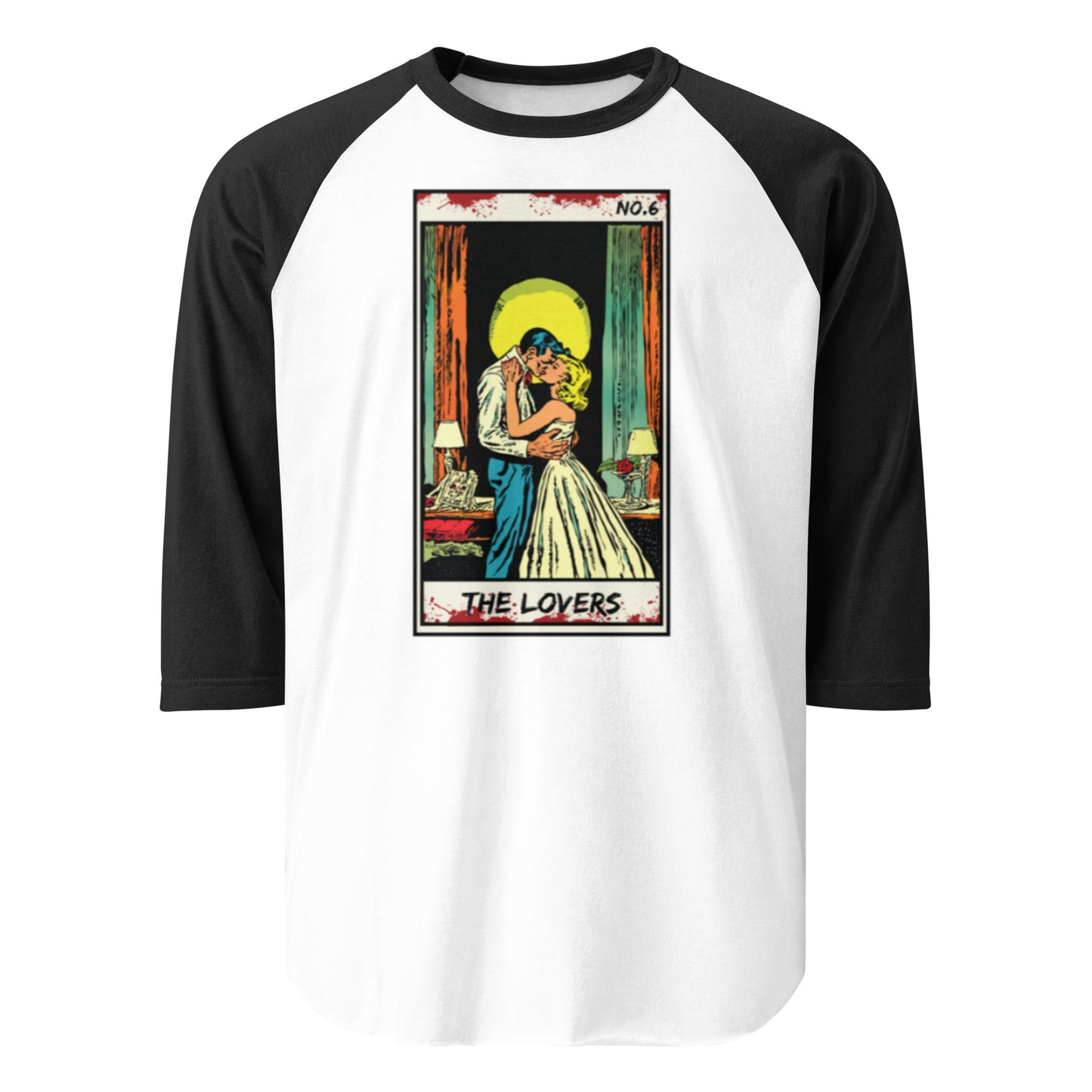 The Lovers No. 6 - 3/4 sleeve raglan shirt