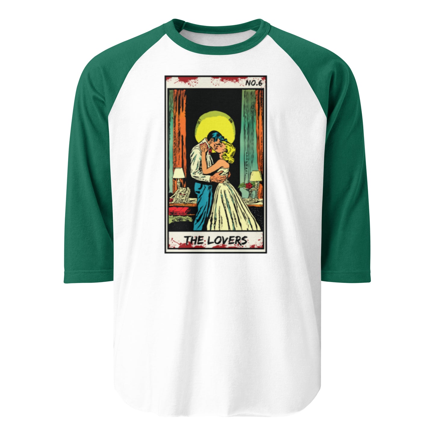 The Lovers No. 6 - 3/4 sleeve raglan shirt