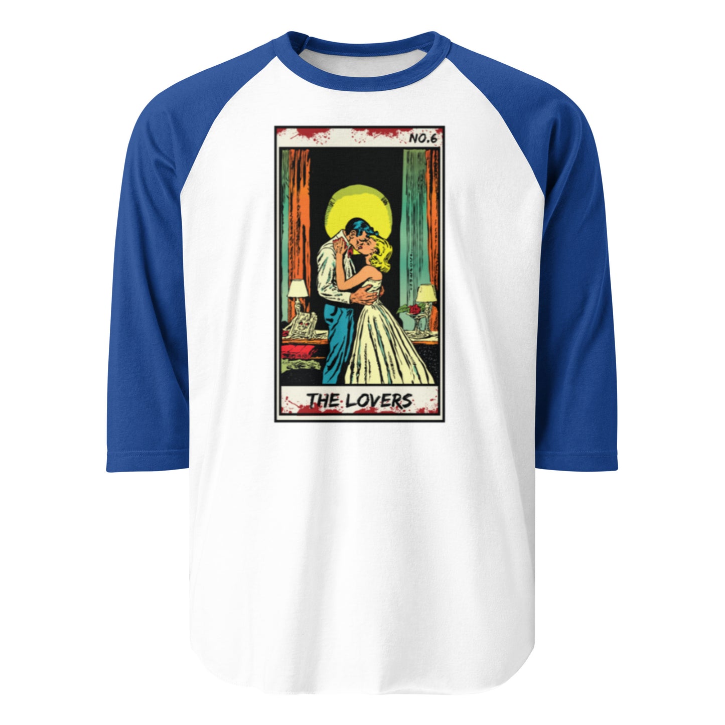 The Lovers No. 6 - 3/4 sleeve raglan shirt