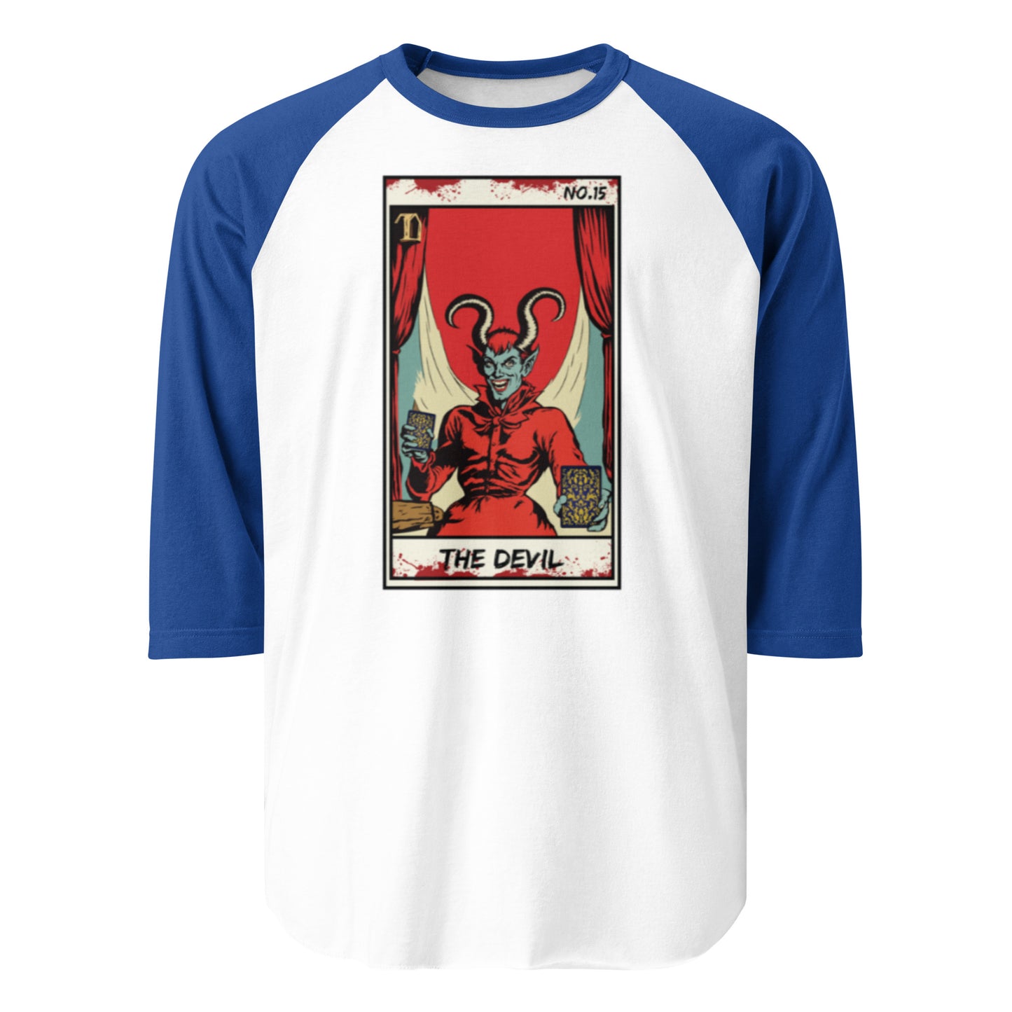 The Devil No. 15 - 3/4 sleeve raglan shirt