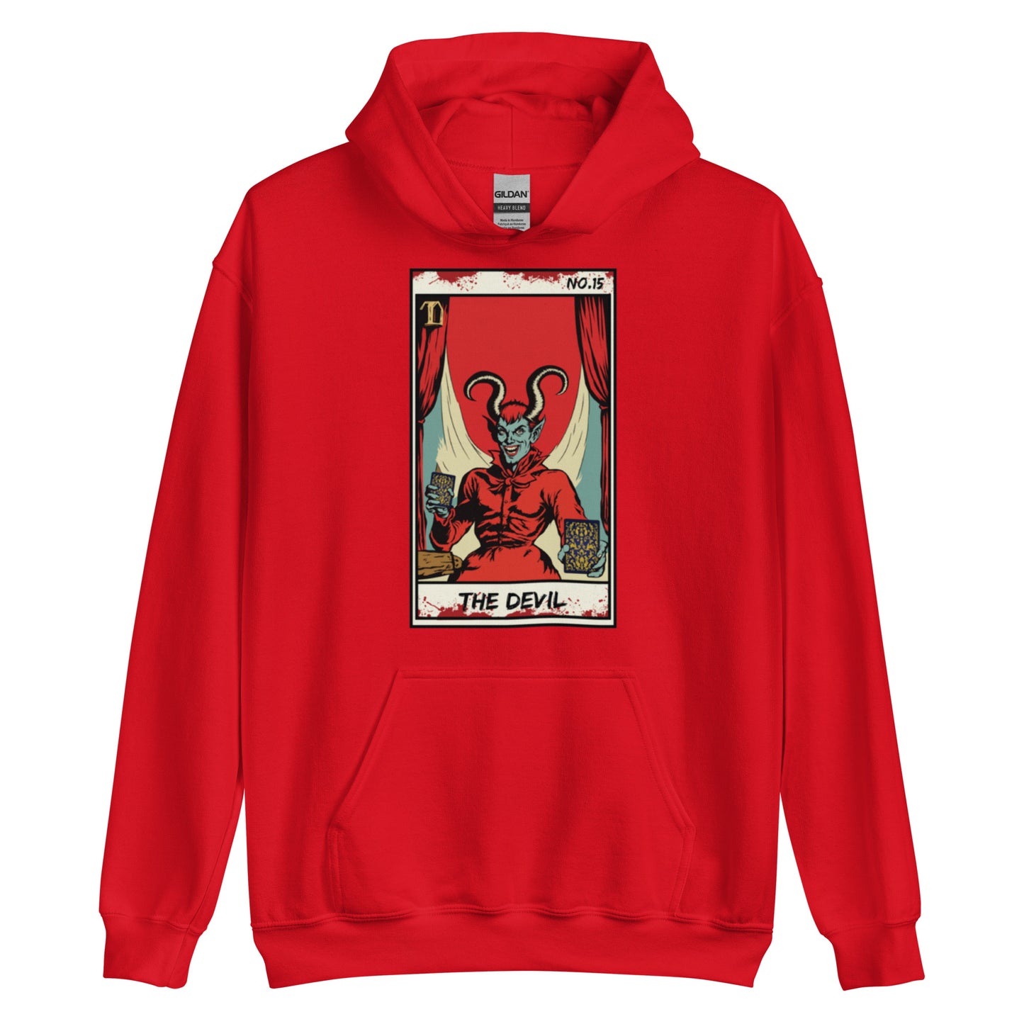 The Devil No. 15 Face Down Unisex Hoodie