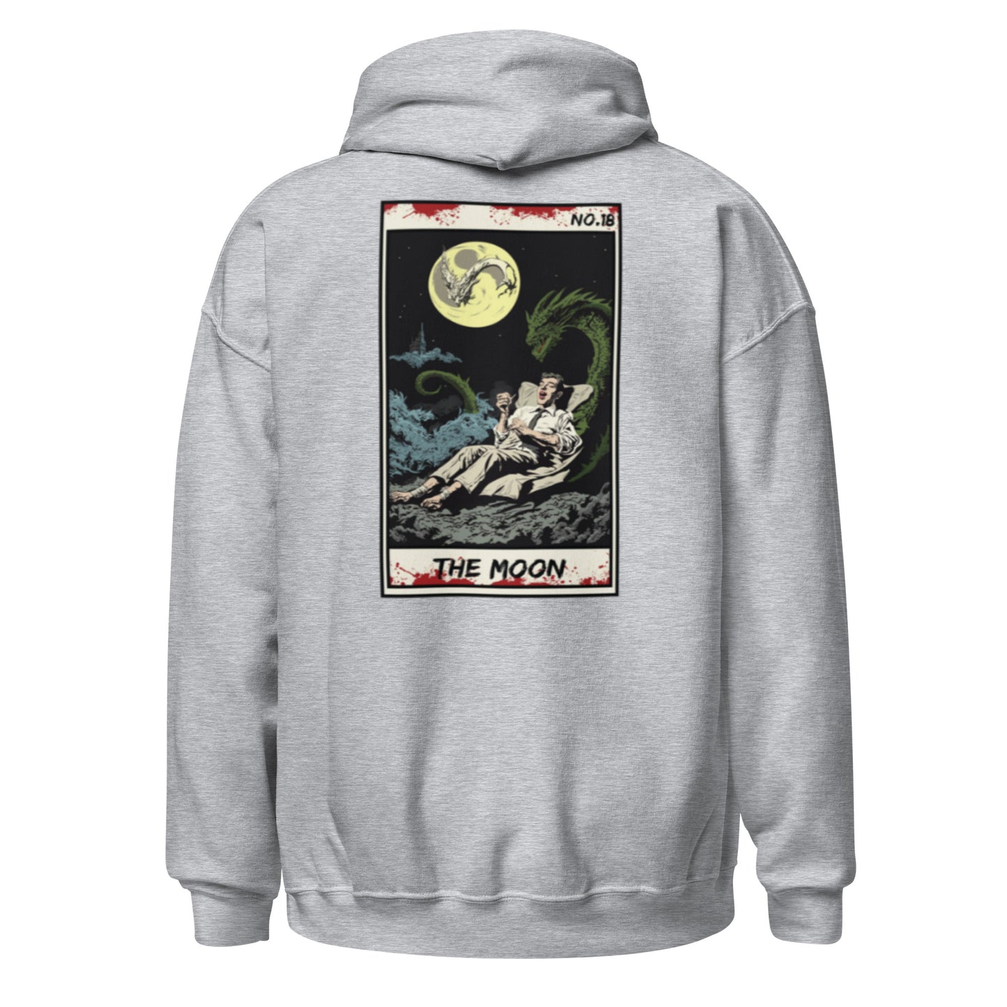 Retro Classic Logo The Moon No. 18 Unisex Hoodie