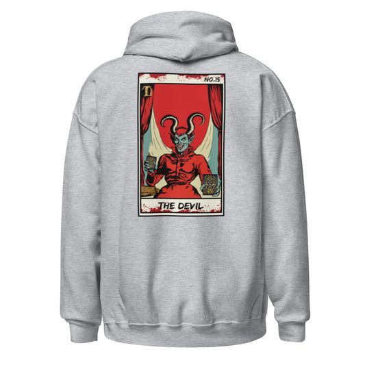 Retro Classic Logo The Devil No. 15 Face Down Unisex Hoodie