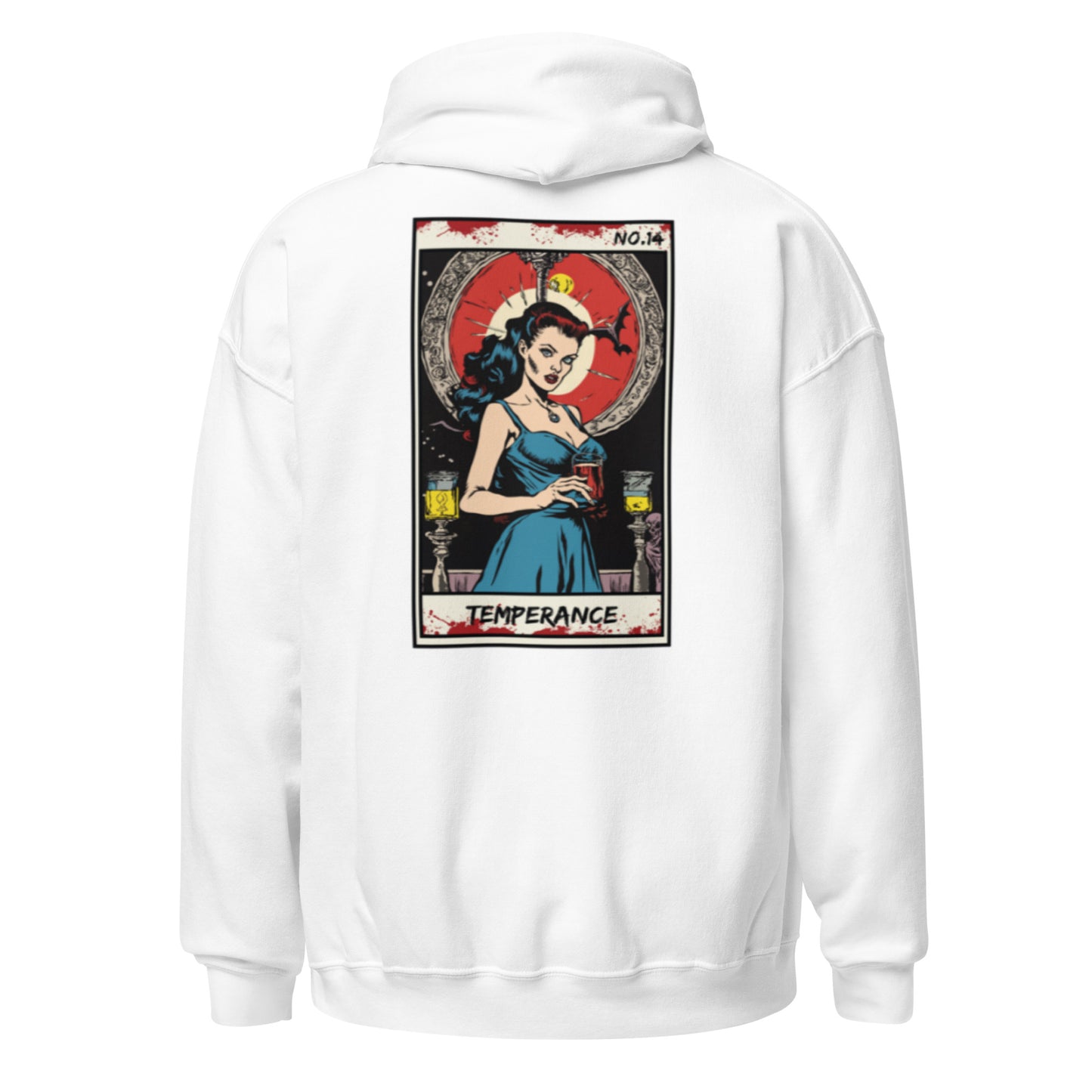 Retro Classic Logo Temperance No. 14 Unisex Hoodie