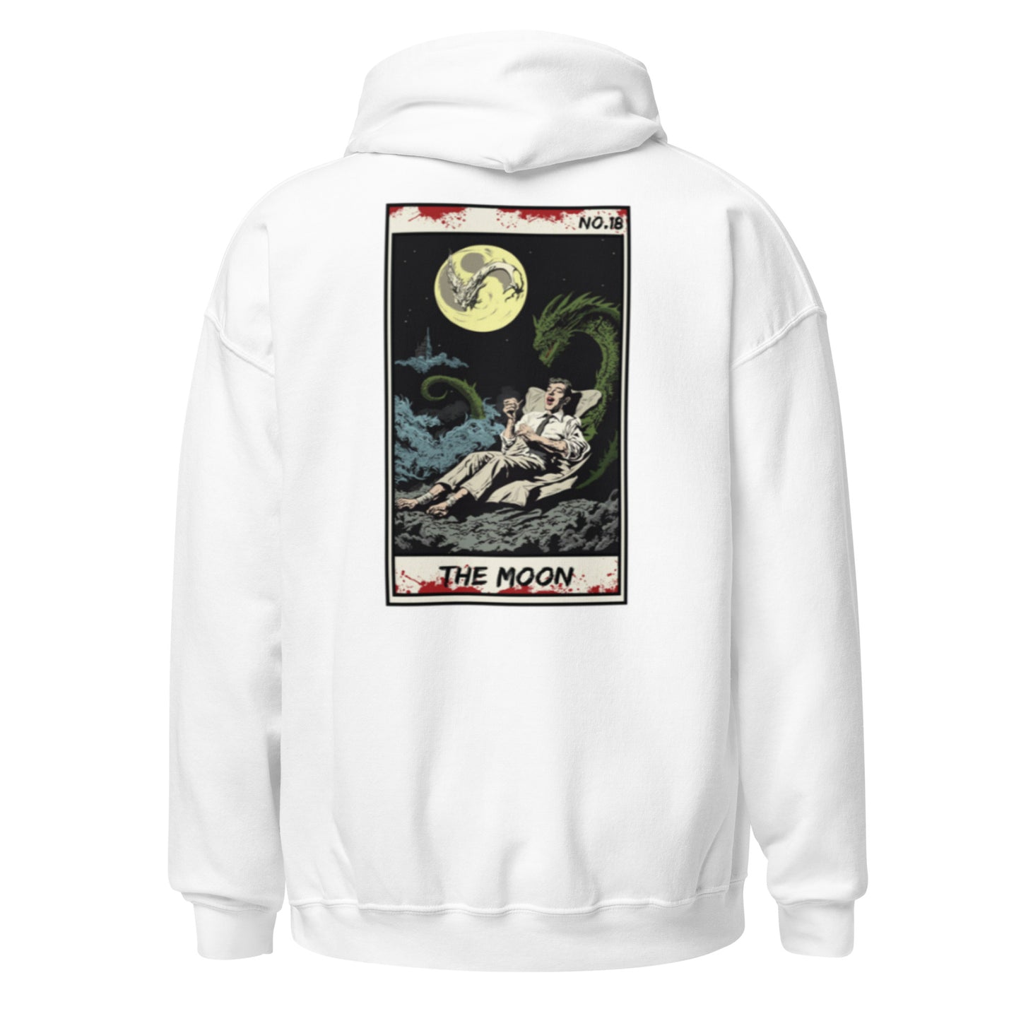 Retro Classic Logo The Moon No. 18 Unisex Hoodie