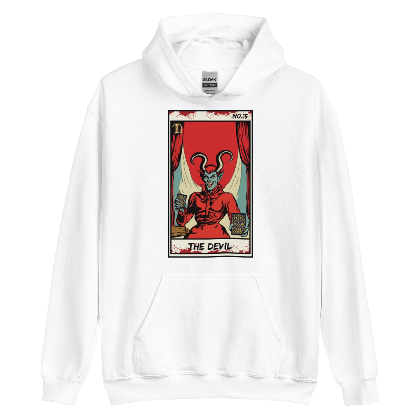 The Devil No. 15 Face Down Unisex Hoodie