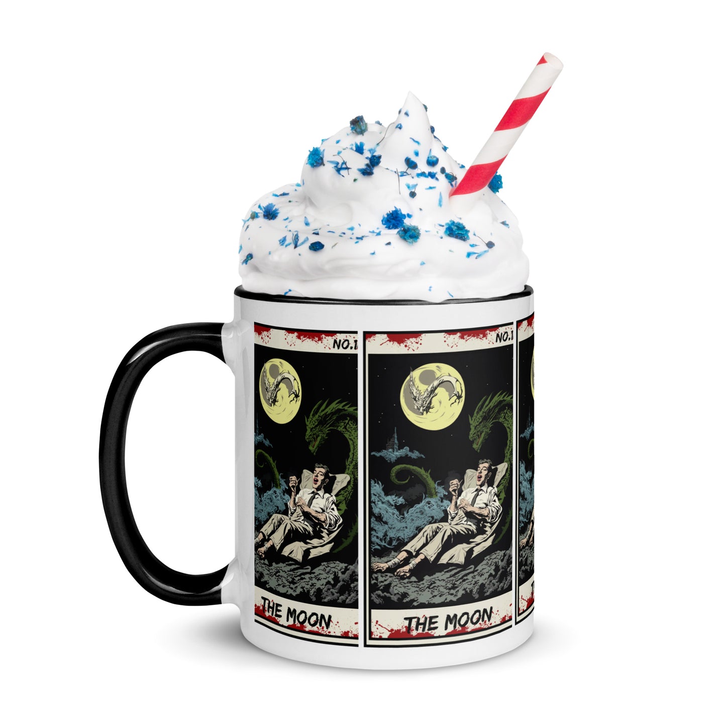 Coffee Cup Fright Night The Moon No. 18 Mug with Color Inside