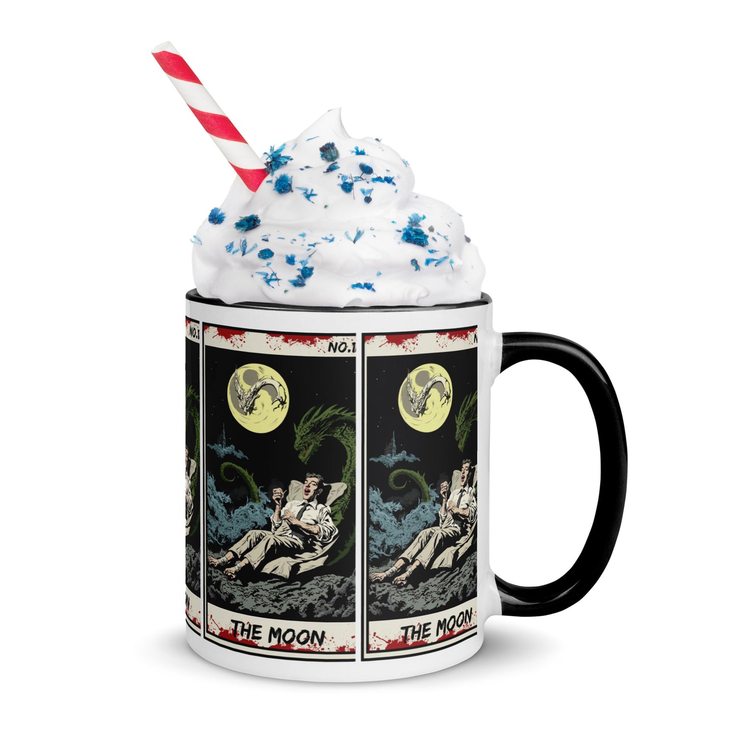 Coffee Cup Fright Night The Moon No. 18 Mug with Color Inside