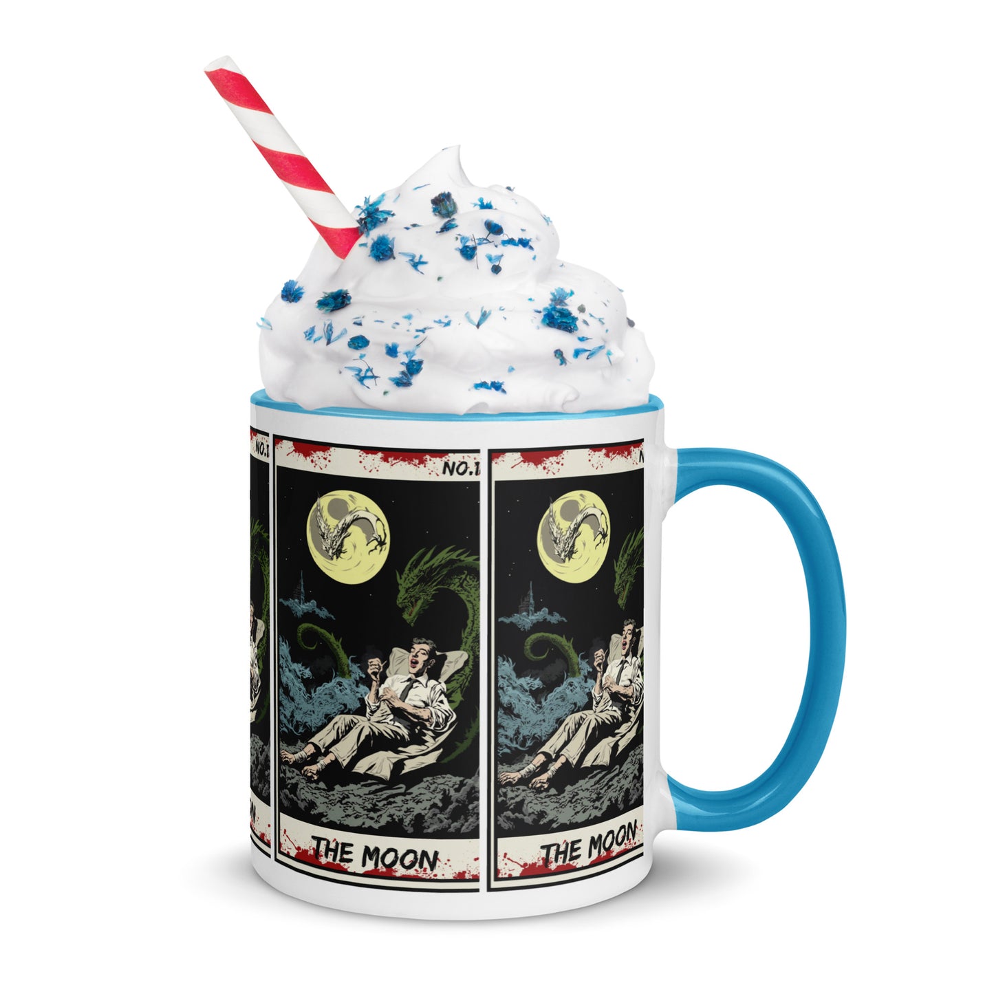 Coffee Cup Fright Night The Moon No. 18 Mug with Color Inside