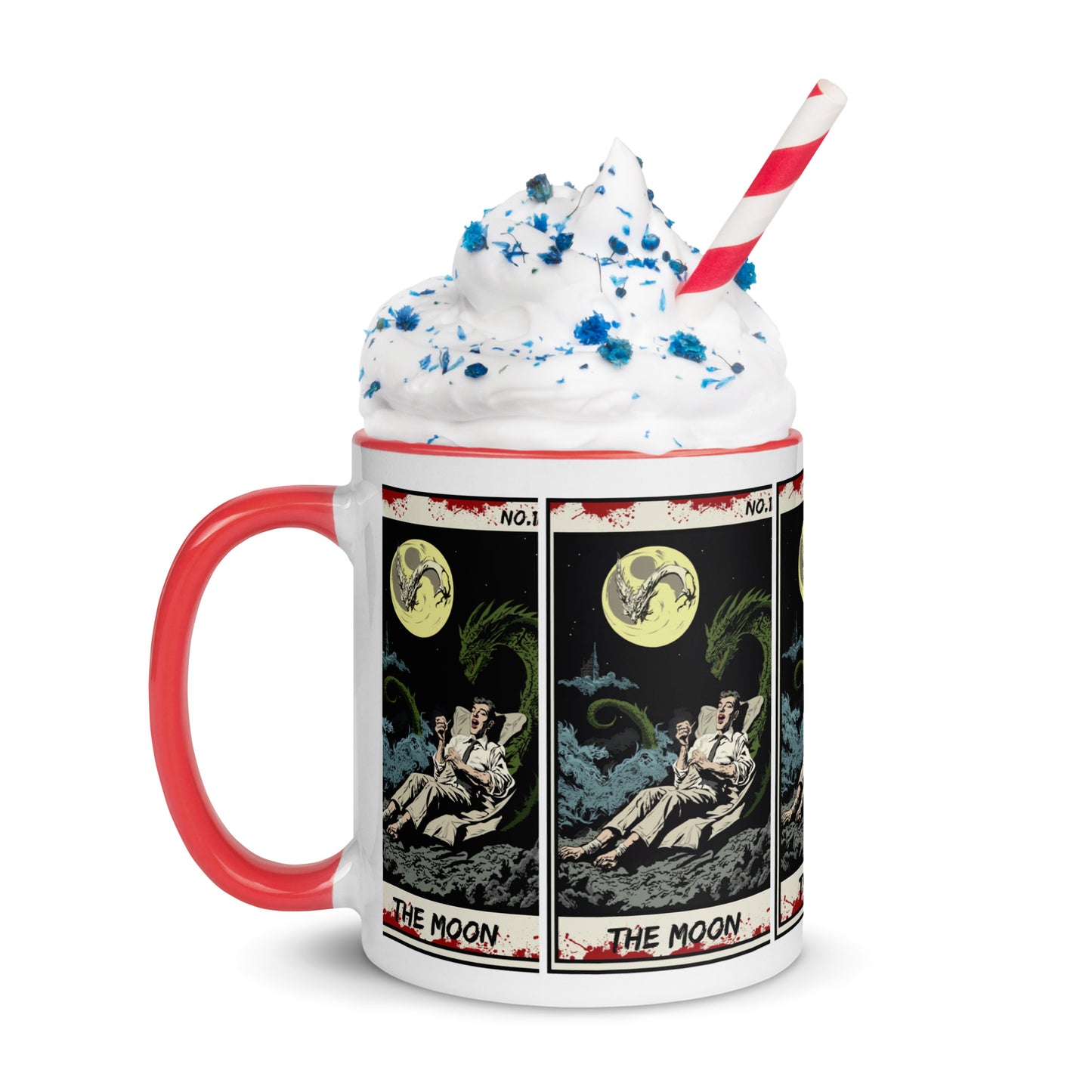 Coffee Cup Fright Night The Moon No. 18 Mug with Color Inside