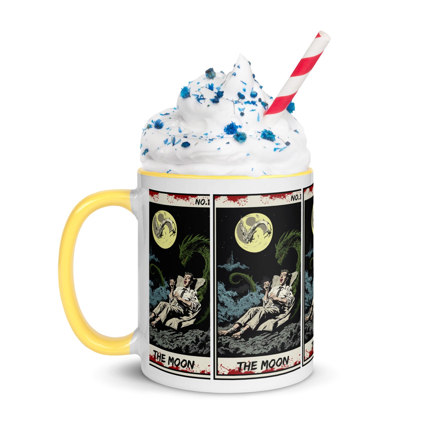 Coffee Cup Fright Night The Moon No. 18 Mug with Color Inside