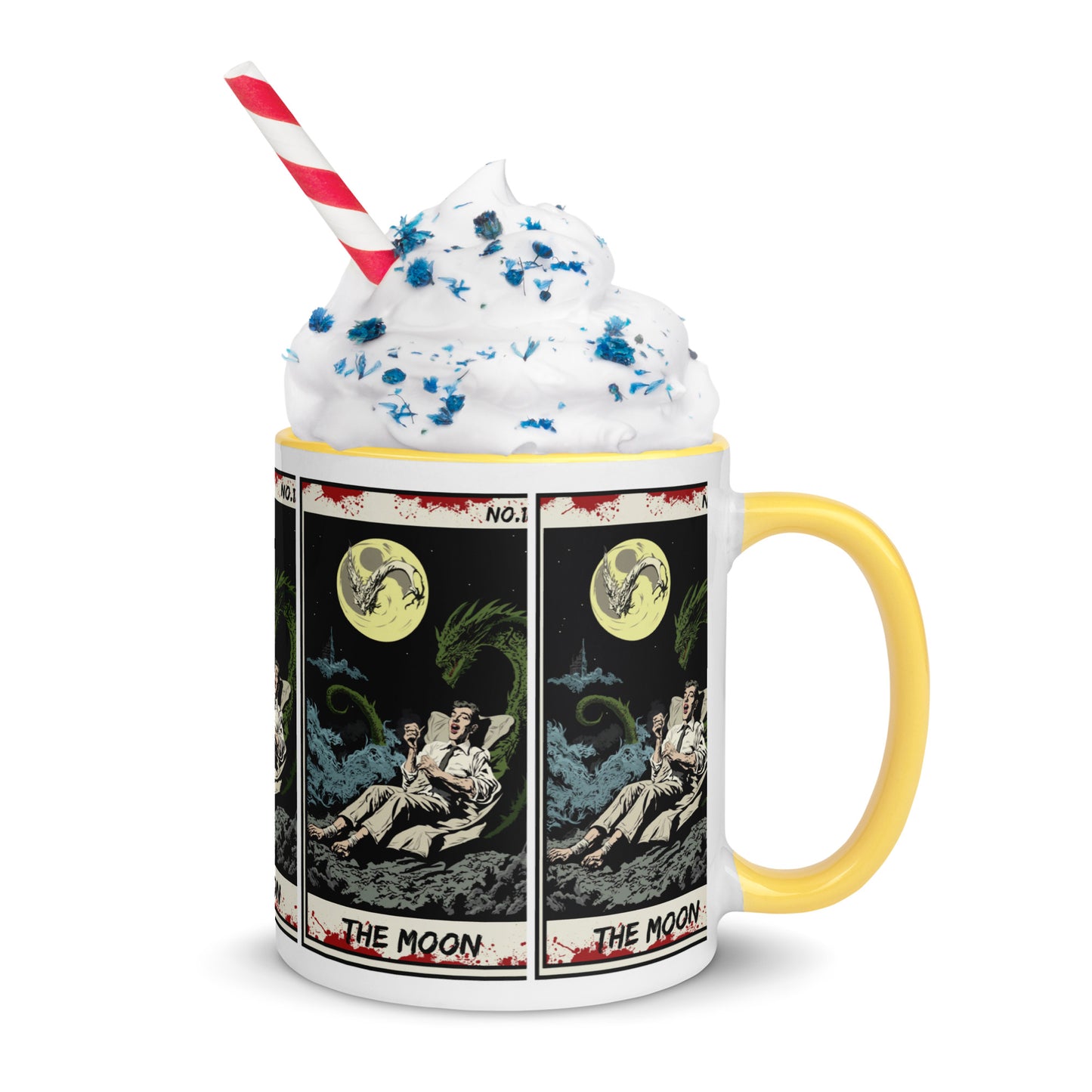 Coffee Cup Fright Night The Moon No. 18 Mug with Color Inside